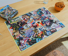 Toynk Fallout hot-rodder-strip: bold retro rides energize group puzzle sessions