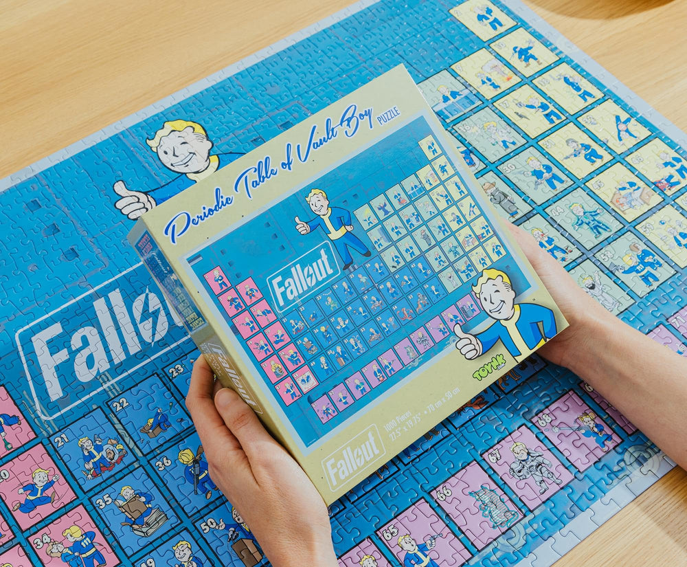 Toynk Fallout periodic table finished puzzle artwork ready for display
