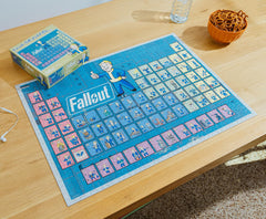 Toynk Fallout periodic table Vault Boy robotics expert detail signals puzzle complexity and satisfaction