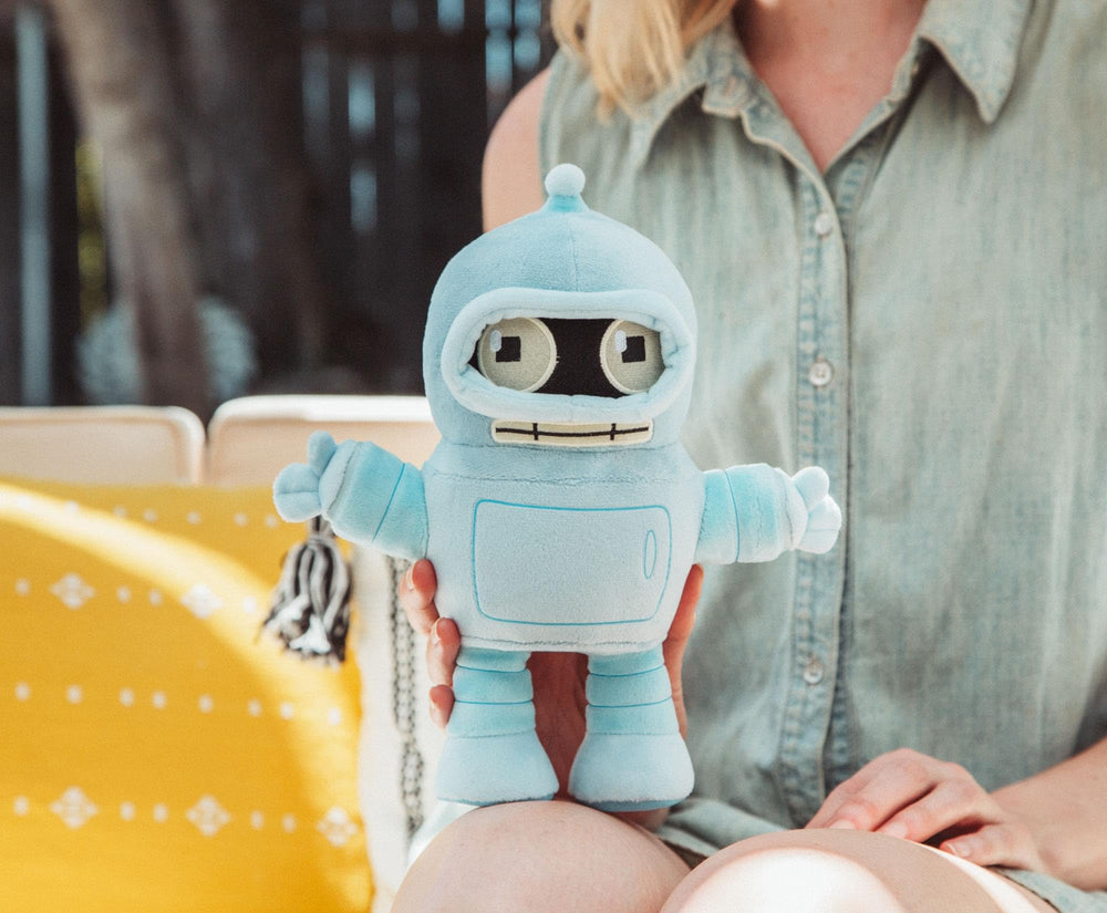 Toynk Futurama Bender 8-Inch Chibi Plush packaging for gift-ready display