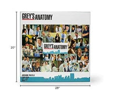 Toynk Greys Anatomy collage puzzle finished display ready in a frame