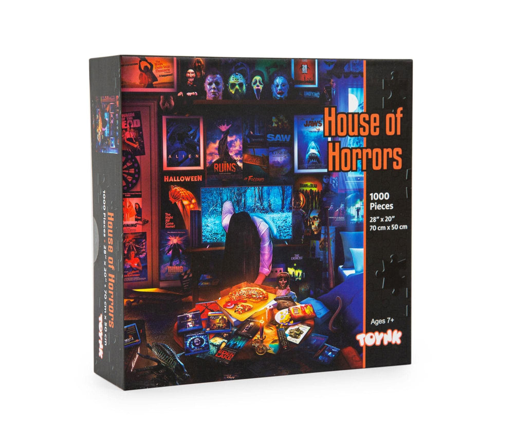 Rachid Lotf horror artwork on the Toynk puzzle design