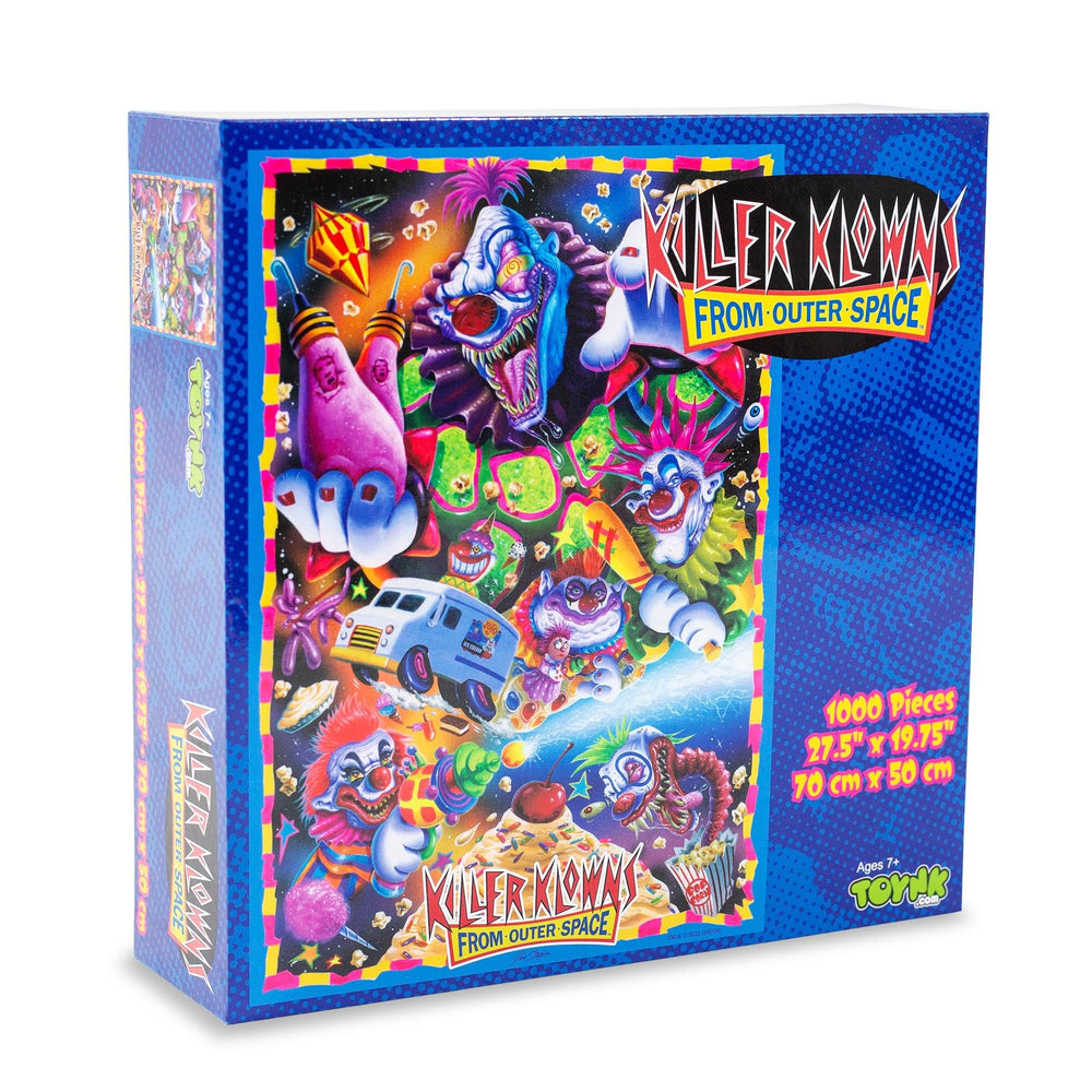Toynk Killer Klowns artwork close-up with dramatic detail