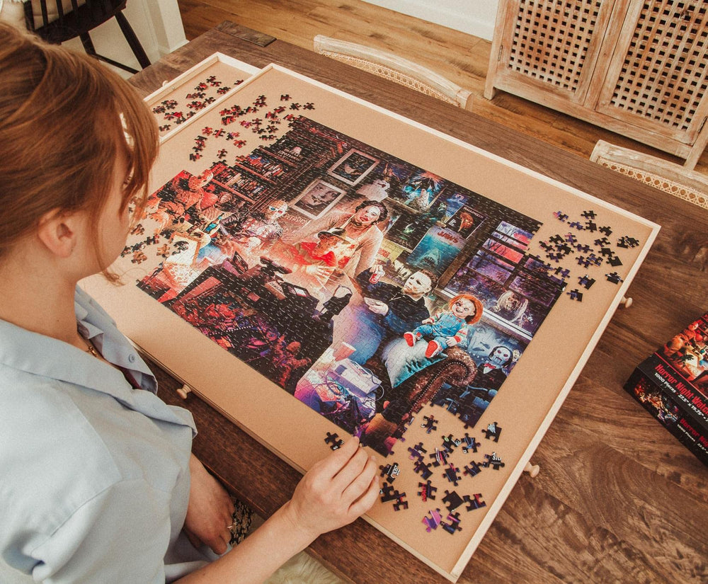 Toynk packaging includes a reference image to guide solving.