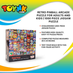 Toynk Pinball Parlor Puzzle completion image invites framing and proud display.