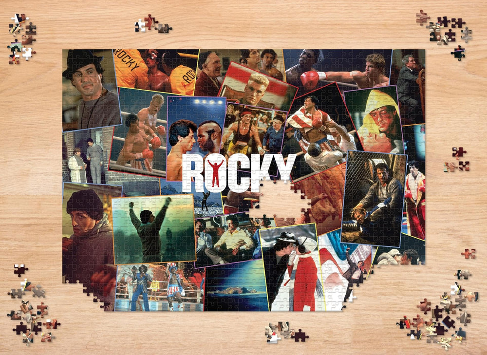 Toynk Rocky collage close-up featuring Rocky Balboa imagery for fans.