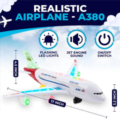 Toysery realistic plastic fuselage provides a lifelike look during play.