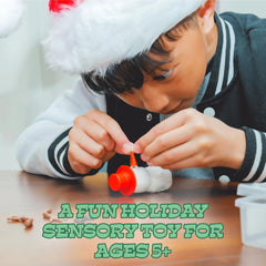 Toysmith creativity and fine motor play through hands-on snowman building.