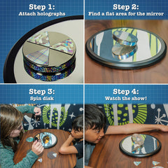Compact desktop toy for adults and kids 8+, a stylish science-inspired decor piece.
