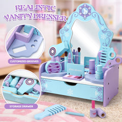 Toyssa pretend makeup accessories complete set stimulates creative storytelling.