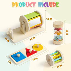 Toyssa triangle shape puzzle piece fosters geometric awareness.