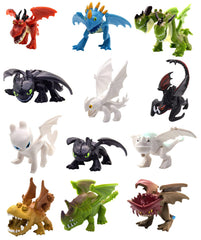 Toysvill dragon mini figures collection for cake toppers and imaginative party displays