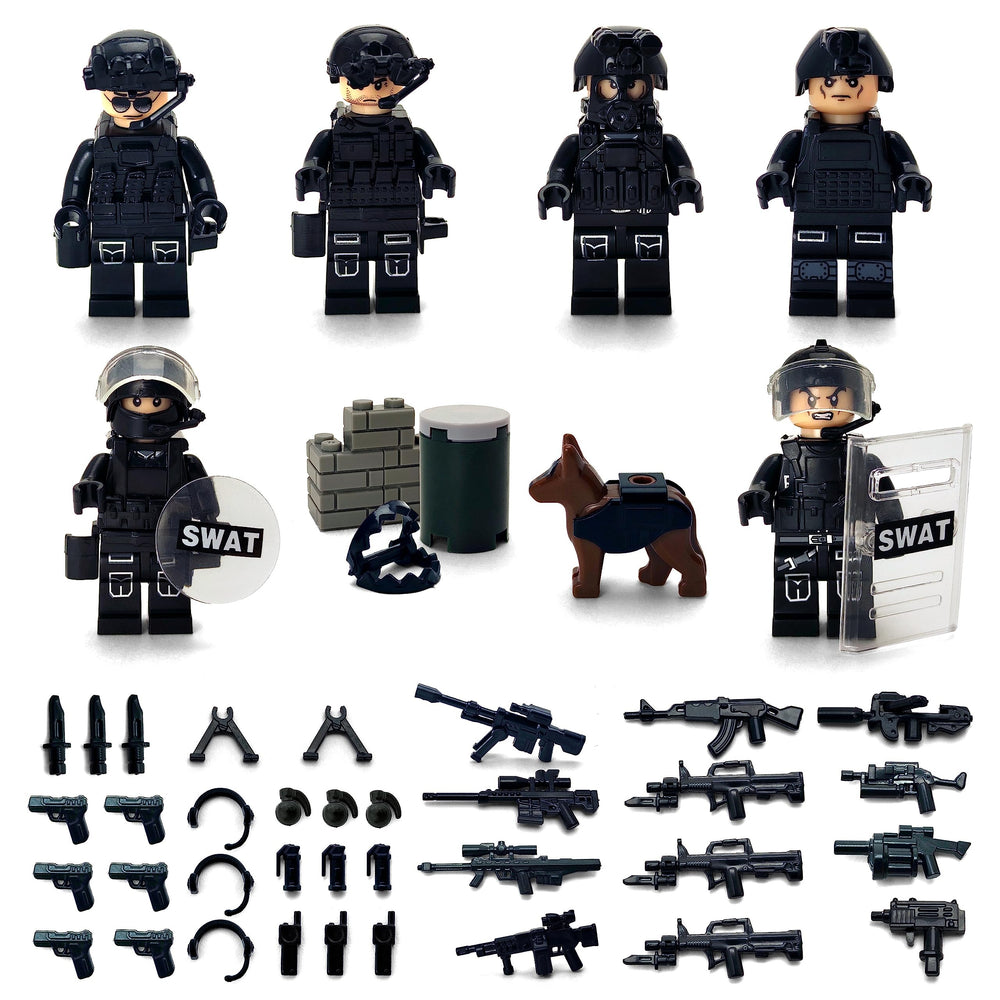 Toysvill SWAT build model with clear instructions for assembly