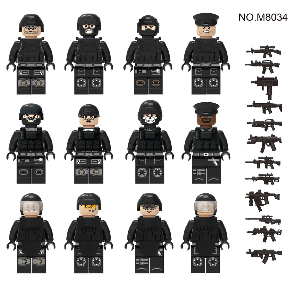 Toysvill SWAT soldier figures spark cooperative, mission-based play.