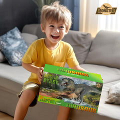 TOYSXYIN Dinosaurs Montessori-inspired setup encourages open-ended learning