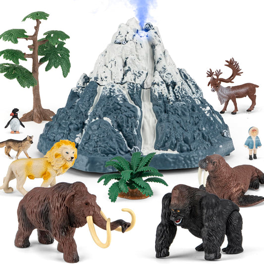 TOYSXYIN prehistoric mammoth figurine for imaginative play and tactile exploration