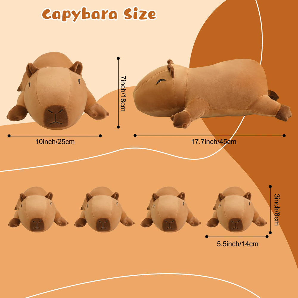 TOYSYM Capybara plush makes a thoughtful gift for birthdays and holidays.