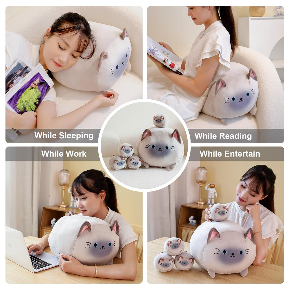 TOYSYM Siamese Cat gift set—perfect for birthdays and holidays.