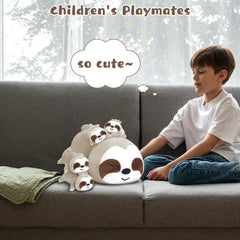 TOYSYM cuddle toy set doubles as decorative and comforting sleep aid.