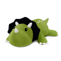 TOYSYM Triceratops weighted beads close-up for cozy hugs and sensory appeal