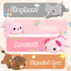 TOYSYM weighted elephant bedtime snuggle supports calm nighttime routines