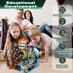ToyUnited classroom-ready blocks encourage collaboration through group building activities.