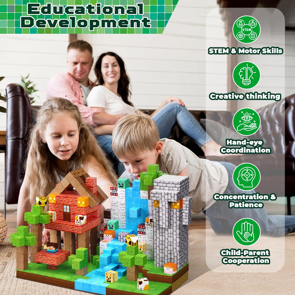 ToyUnited gift ready magnetic blocks ideal for group learning and parties