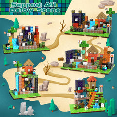 Children building together with ToyUnited blocks for collaborative play.