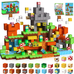 ToyUnited magnetic blocks castle world set for imaginative play and spatial skills.