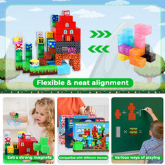 ToyUnited blocks pattern-set for guided patterns and independent building sessions.