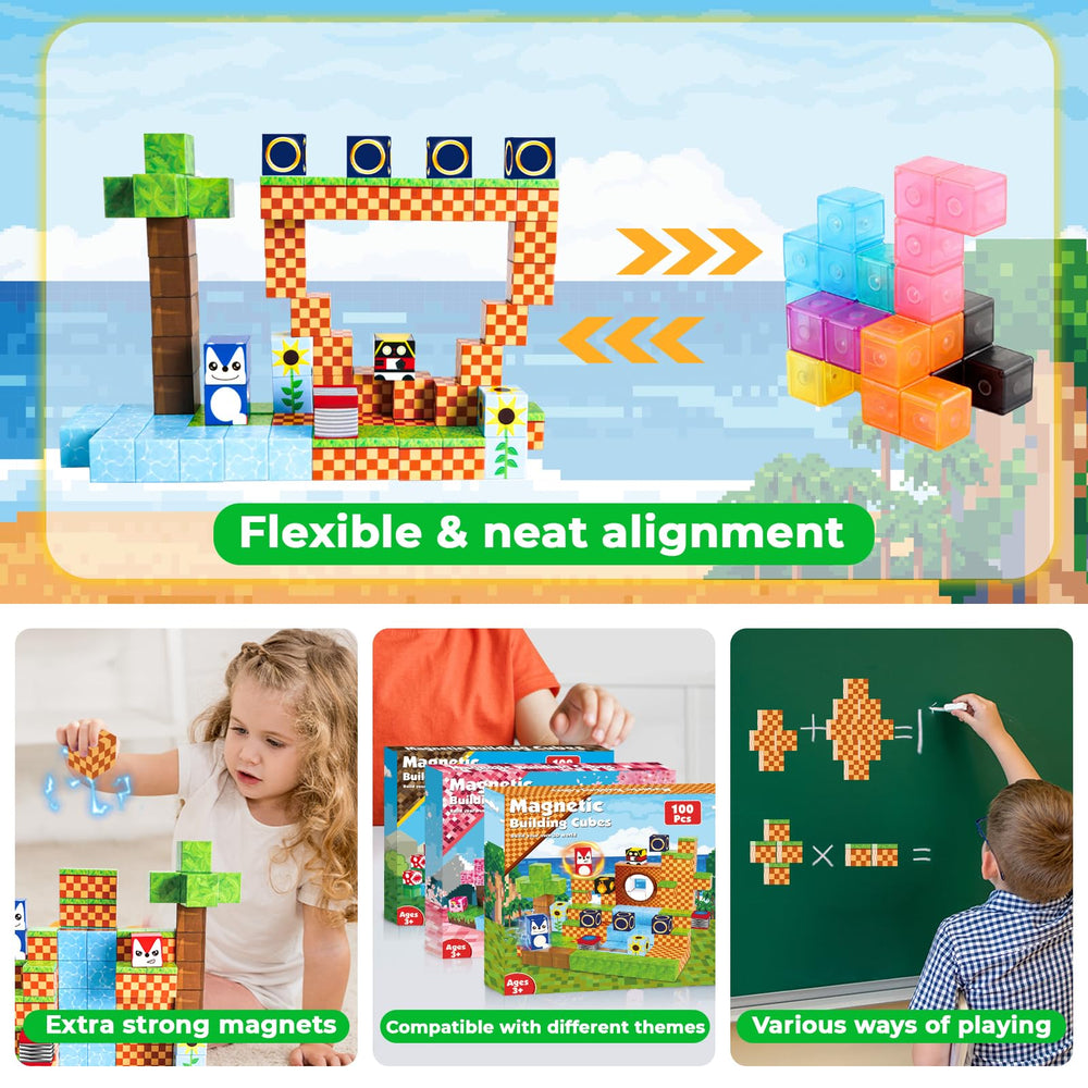ToyUnited magnetic blocks are suitable for classrooms and group learning activities.