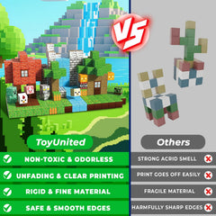 ToyUnited set includes pattern blocks and instructions for guided, creative play.