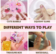 ToyUnited Nano Tape Bubble Kit emoji stickers add playful craft fun.