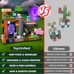 ToyUnited non-toxic, eco-friendly materials promote worry-free hands-on exploration.