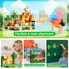 ToyUnited roast-chicken-store-theme magnets inspire imaginative play and storytelling