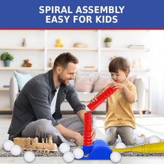 ToyVelt TBall stand quick, tool-free assembly for busy families.