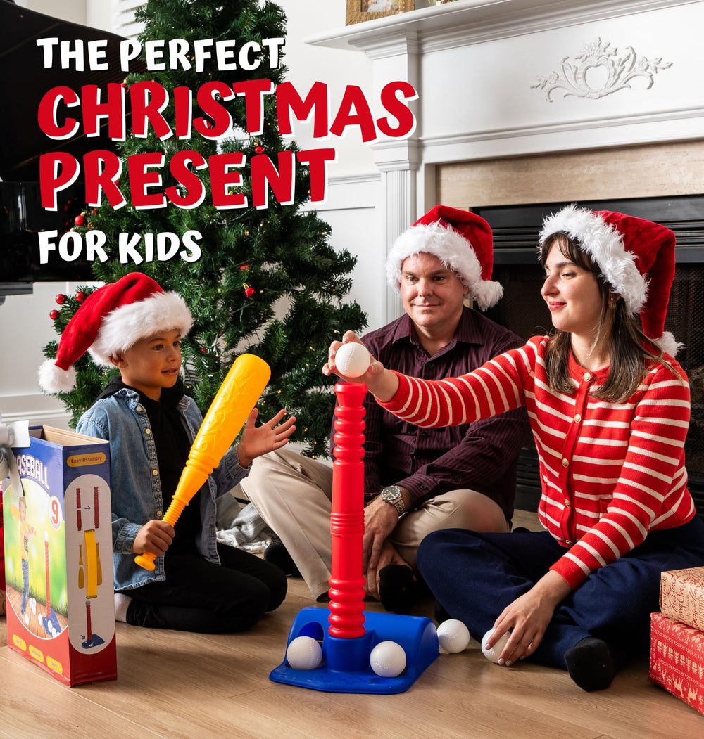 ToyVelt TBall set bat designed for tiny hands and confidence.