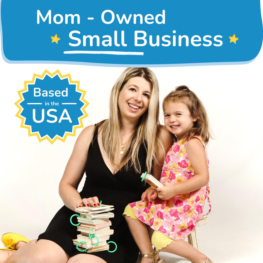 TOYVENTIVE Montessori-inspired flash cards include preschool activities for independent learning.