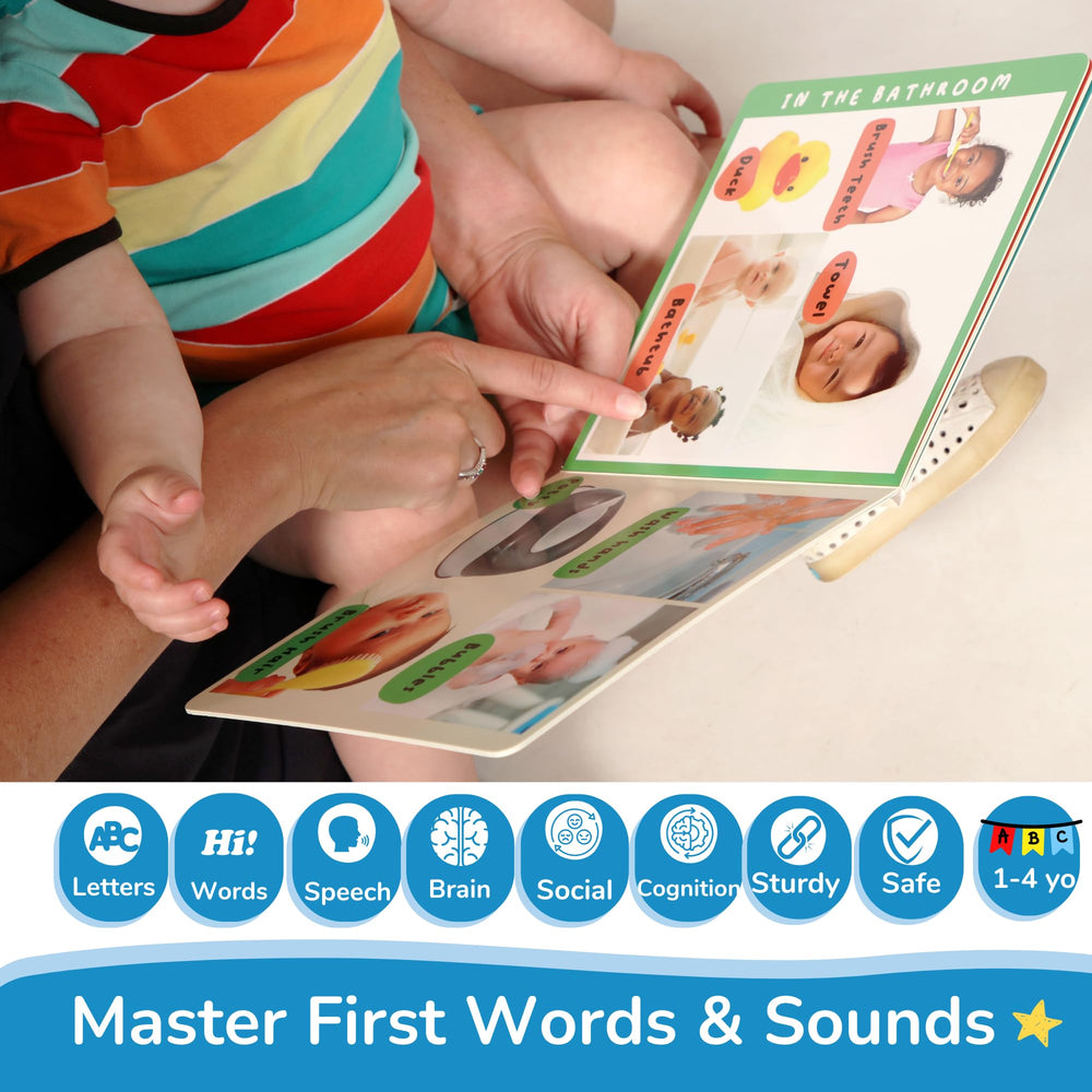 TOYVENTIVE Jumbo animal flashcards aiding memory and language development.