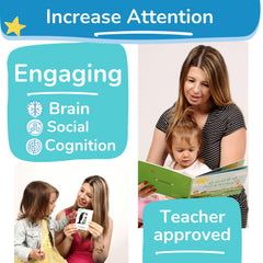 TOYVENTIVE Preschool Activity Board with matching games for problem solving.