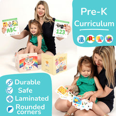 TOYVENTIVE books foster reading readiness with interactive pages.