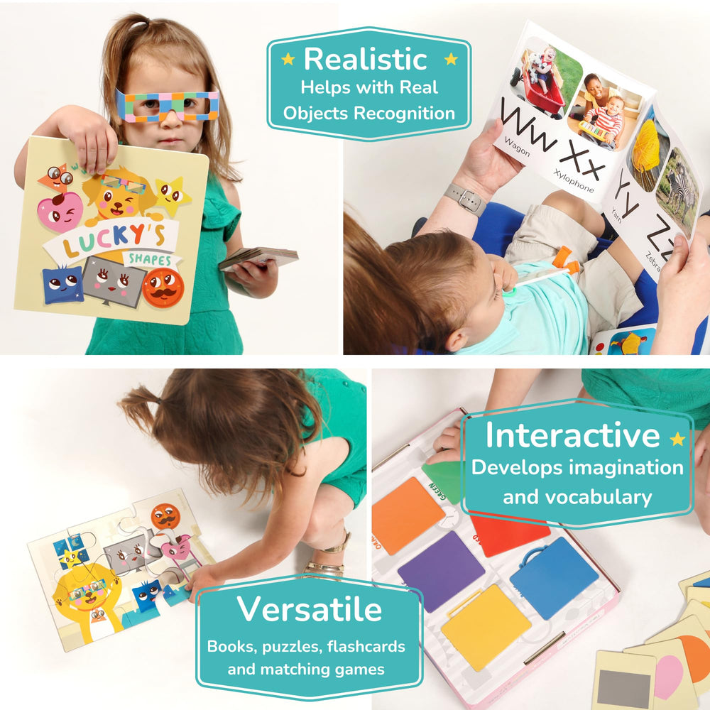 TOYVENTIVE educational activities kit supports screen-free learning on the go.