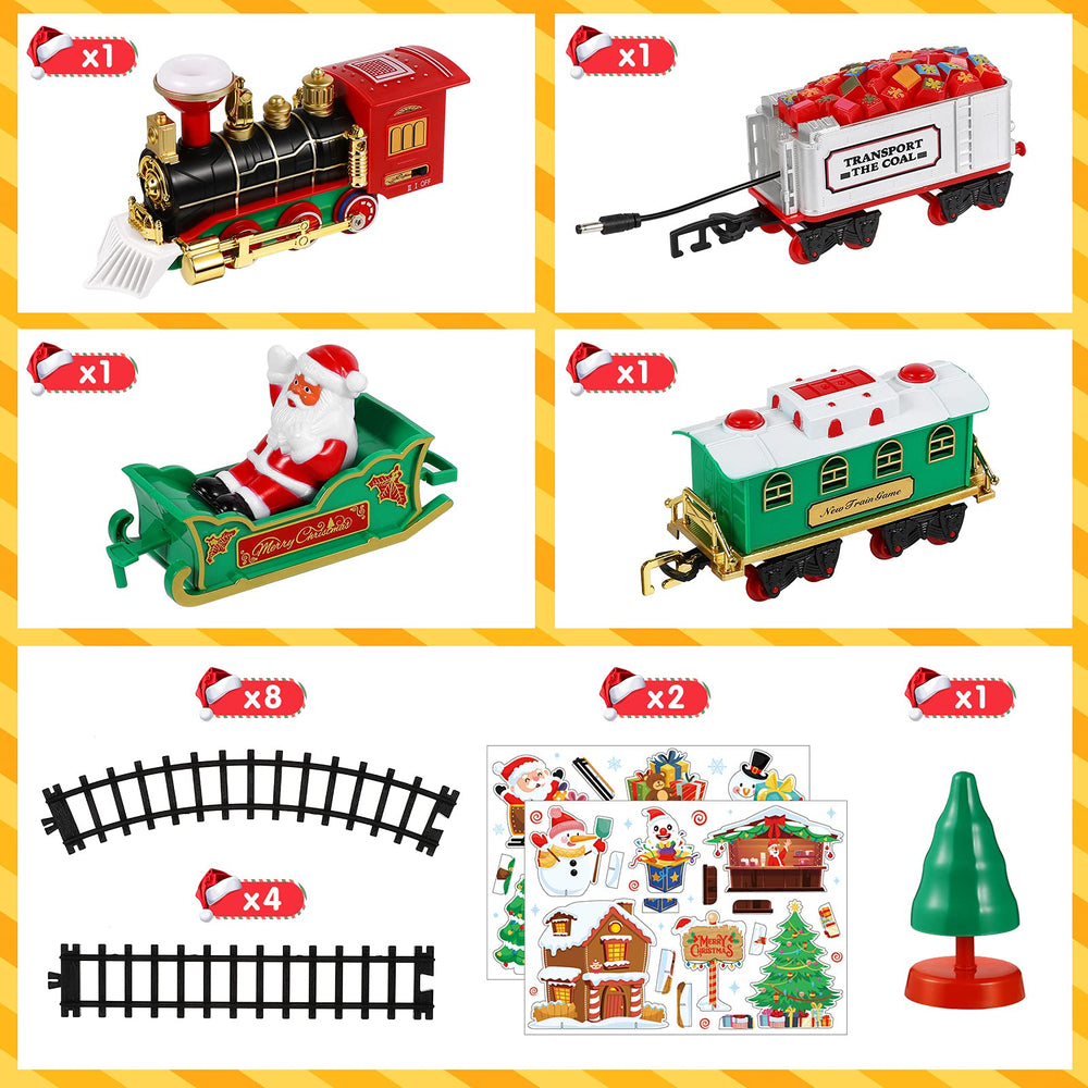 Toyvian Christmas Train carriage pairs with locomotive for smooth journeys