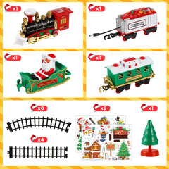 Toyvian Christmas Train carriage pairs with locomotive for smooth journeys