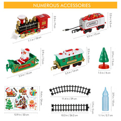Toyvian Christmas Train coal car adds traditional cargo charm to the scene