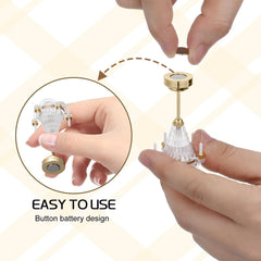 Toyvian dollhouse light-switch underneath for easy operation