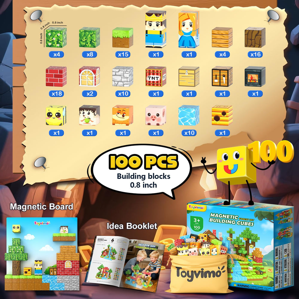 Toyvimo safe ABS material with smooth edges for worry-free crafting.