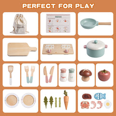 Toywoo wooden gift-ready set makes a delightful present for budding chefs.