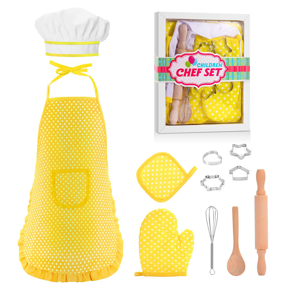 Toyze Chef Costume Set hat for kids' pretend play and imaginative cooking