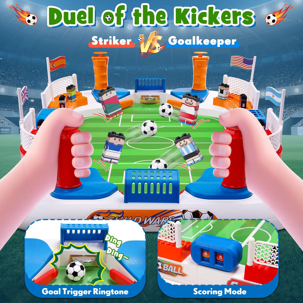 Toyze Soccer Board Game figures set ready for quick setup and action.